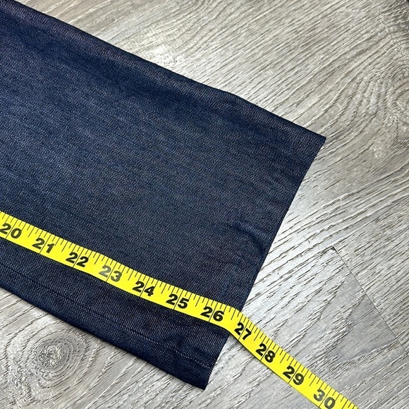 Kate Spade Women’s High Rise Curvy Straight Leg Ankle Jeans in Dark Blue Sz 00 - Picture 10 of 11